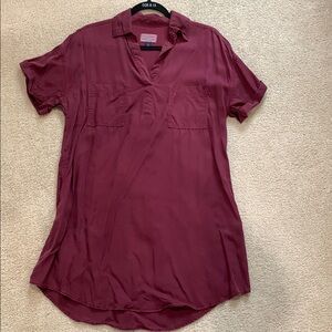 Universal Thread Red Short Sleeve Dress